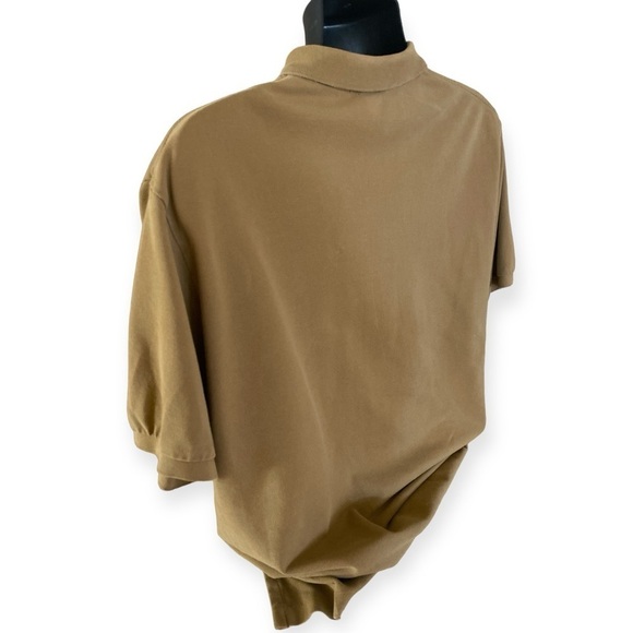 POLO Ralph Lauren Big & Tall Pique Polo Dark Tan with Pony Logo Normcore Si… - Picture 4 of 13